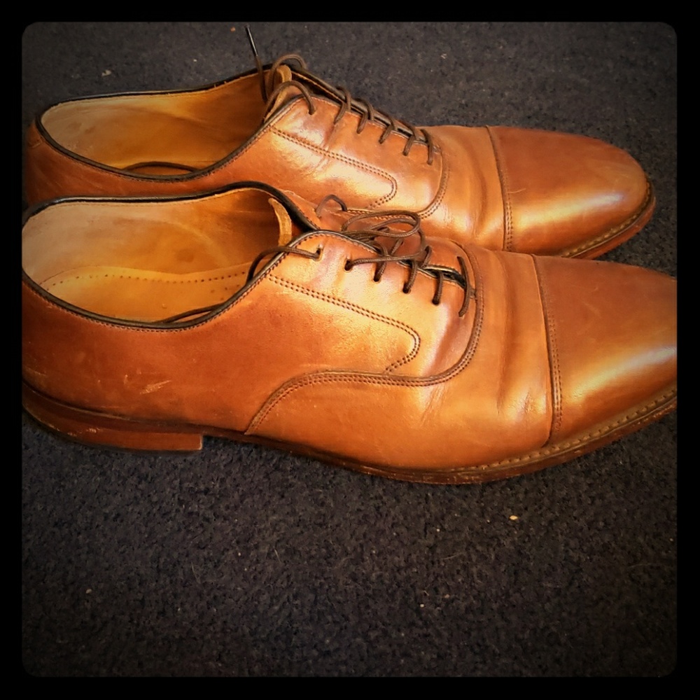 Mens Johnston And Murphy Cap Toe Shoes